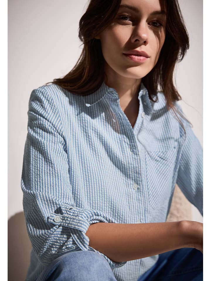Cecil Bluse in Hellblau günstig kaufen