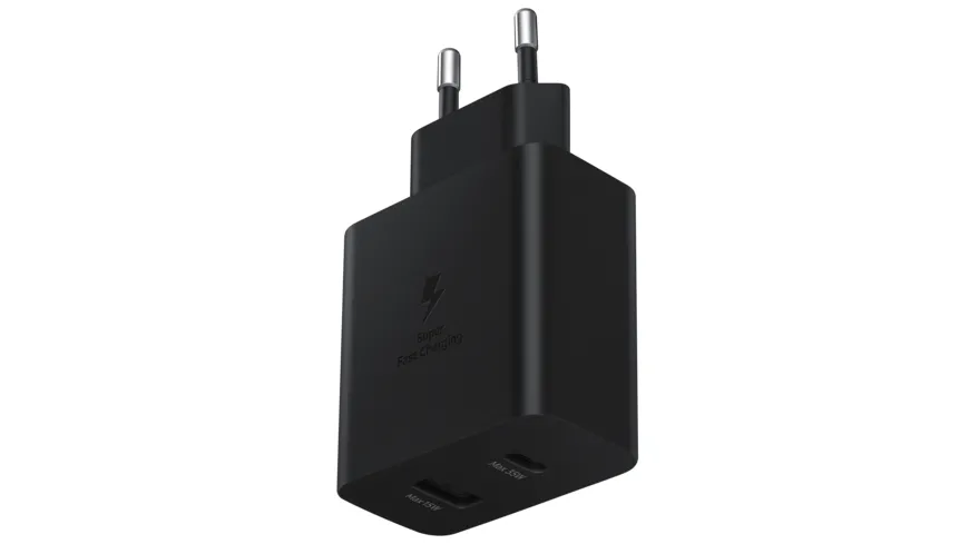 Power Adapter Duo (30W Schnellladefunktion) (ohne Kabel), Black