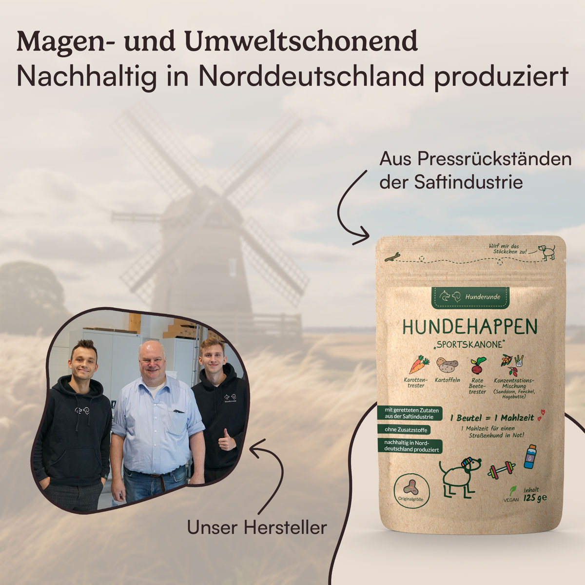 Hunderunde Snacks Hunderunde Probierpaket vegane Snacks