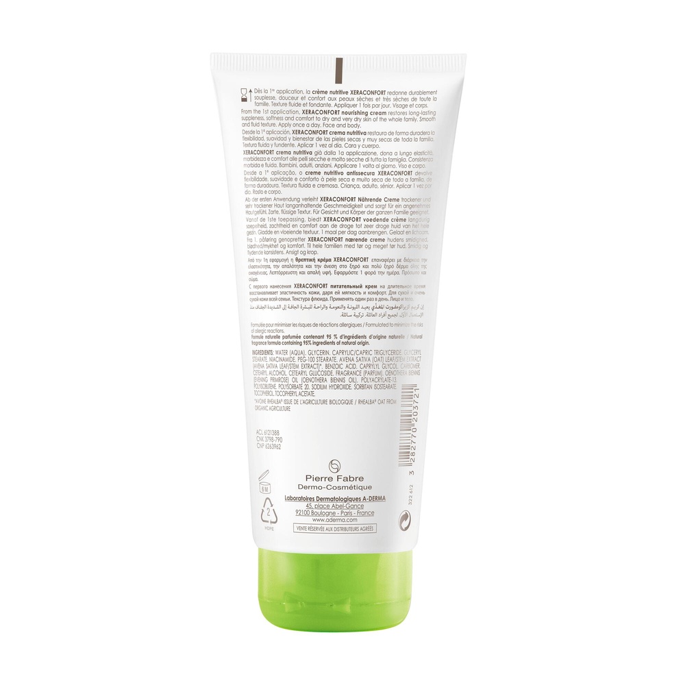 A-Derma Xeraconfort crème nutritive anti-dessèch ement 200ml  Crème nutritive