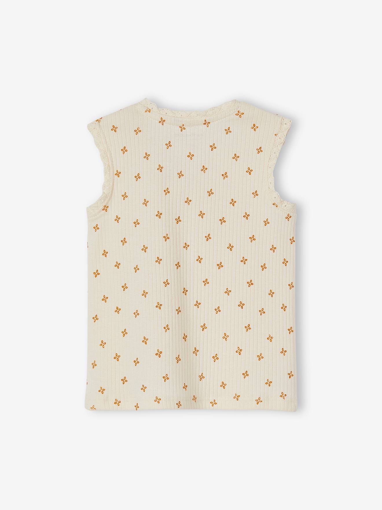 Vertbaudet Mädchen Baby Top - wollweiß
