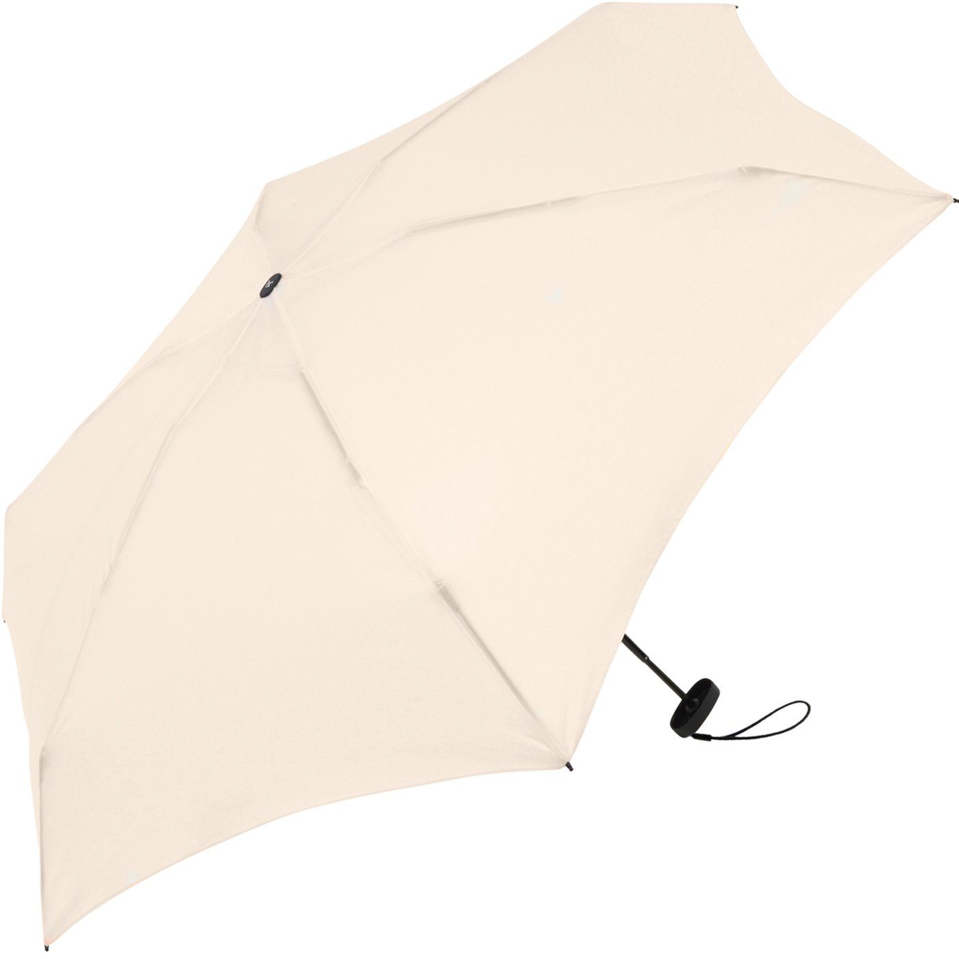 iX-brella Taschenregenschirm Ultra Mini 15 cm winziger Schirm im Handy Format, ultra-klein, mit Softcase-Etui - sea salt