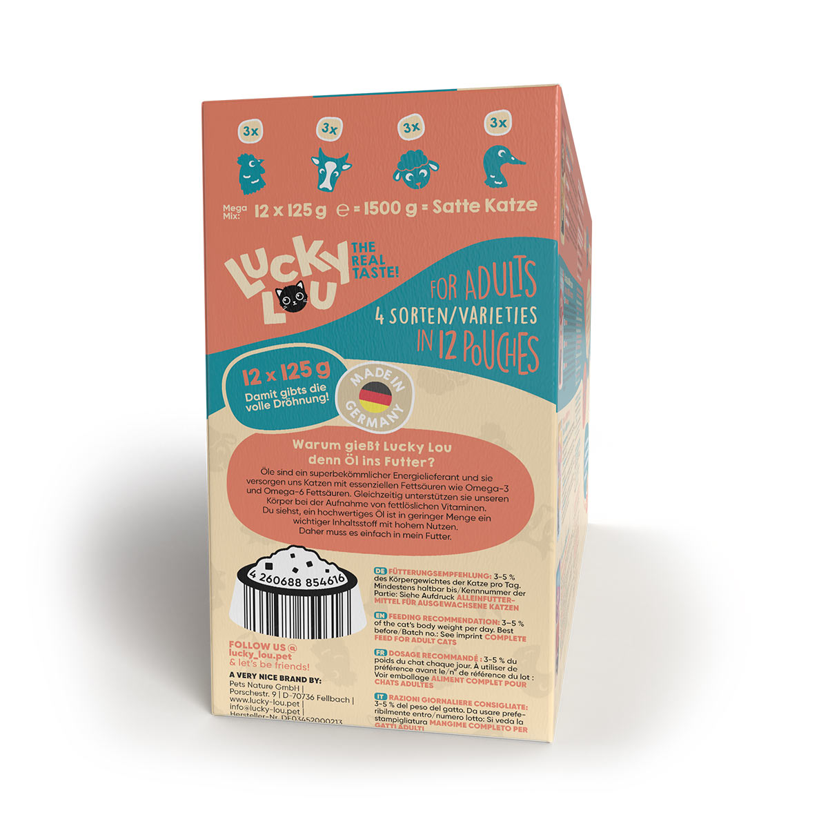Lucky Lou Lifestage Adult Tasty-Mix 12x125g kaufen bei ZooRoyal
