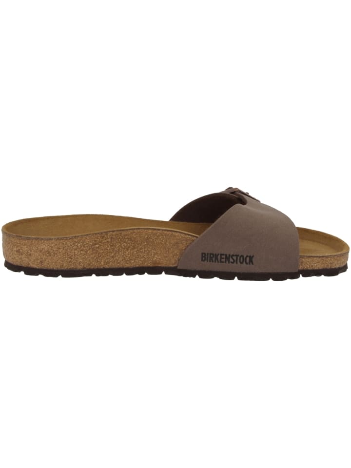 Birkenstock Pantolette Madrid Birko-Flor Nubuk normal in braun günstig kaufen