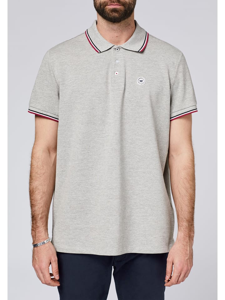 Polo Sylt Poloshirt in Grau günstig kaufen