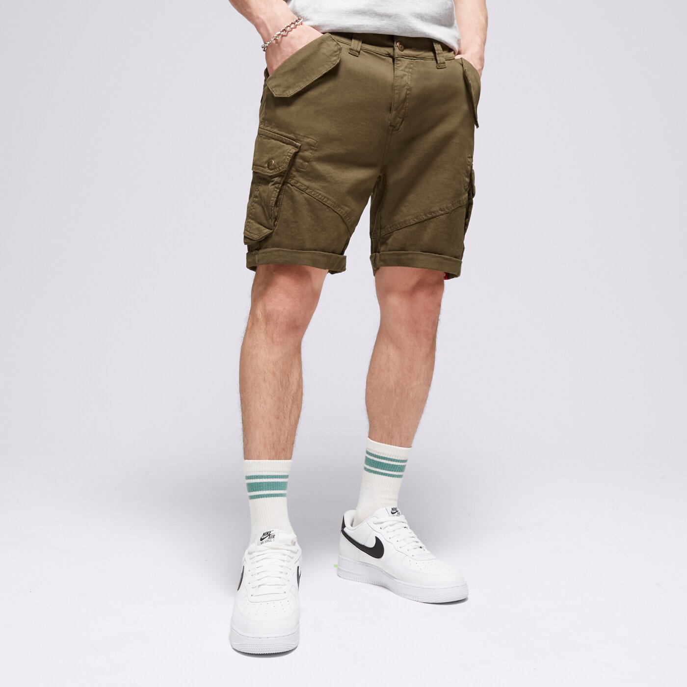 ALPHA INDUSTRIES SHORTS COMBAT SHORT Khaki