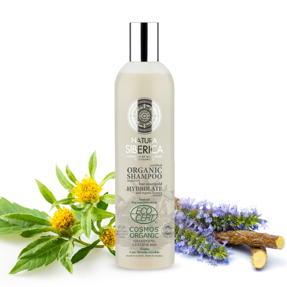Natura Sibérica Shampoing à L’Hydrolat De Biden Polaire Shampoing Cuir Chevelu Sensible