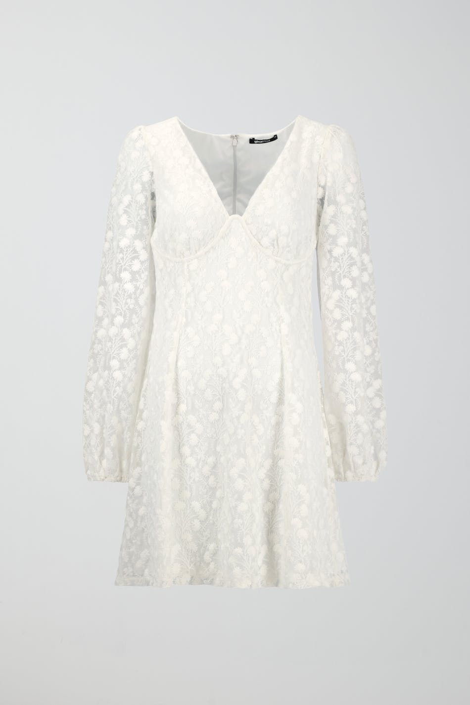 Lace wired mini dress