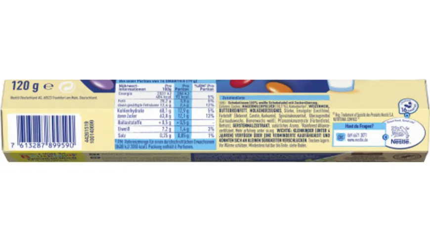 Nestlé Smarties White Riesenrolle 120 g