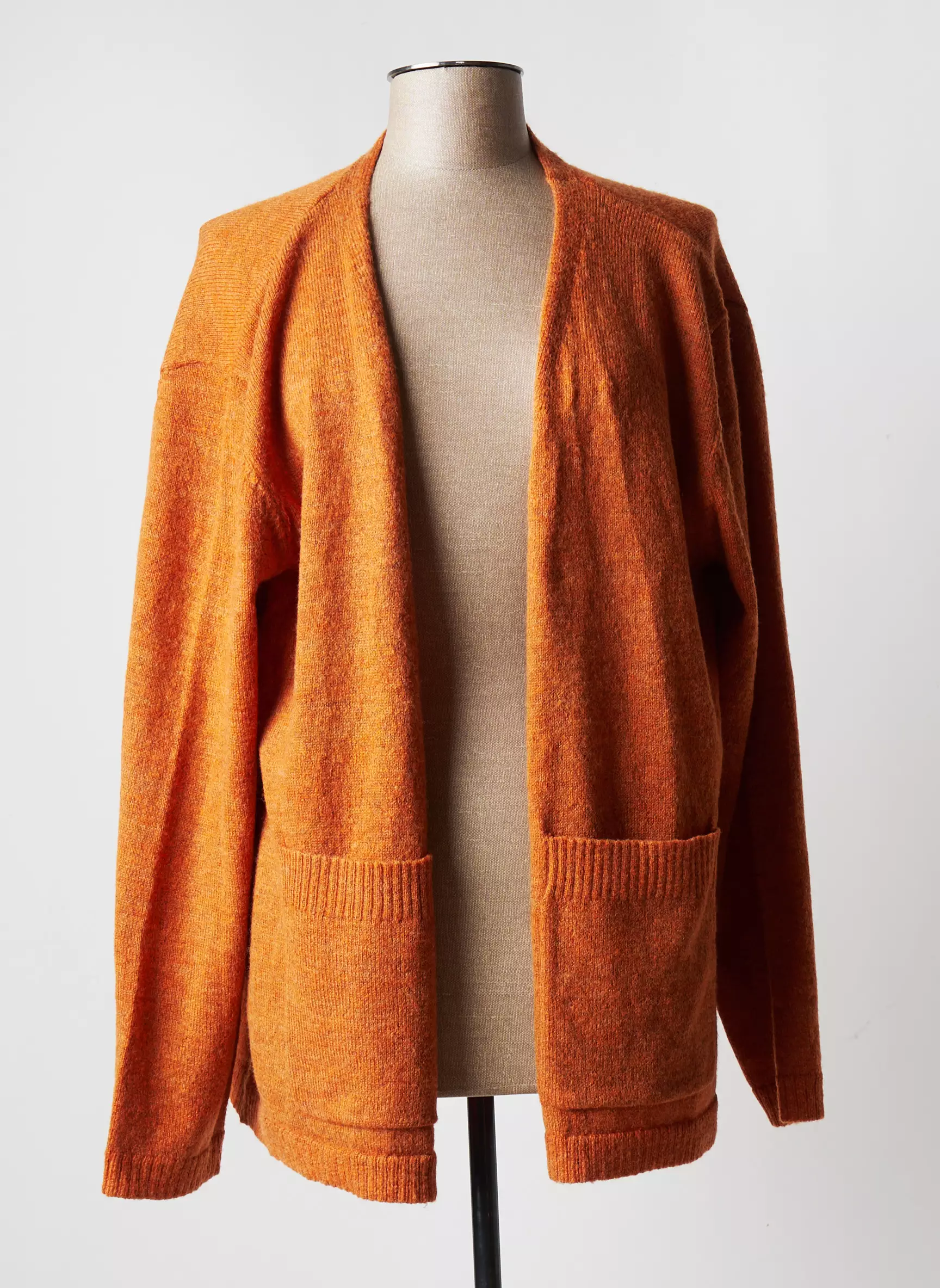 Ciso Cardigans Femme couleur orange