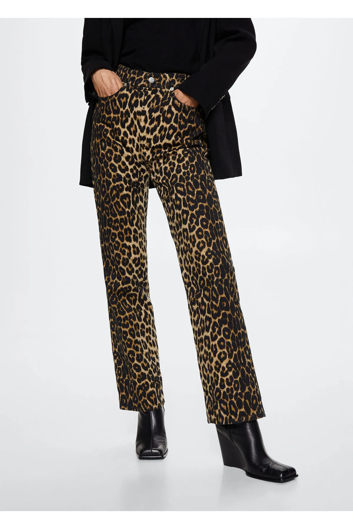 MANGO  Braune Damenjeans 37087755