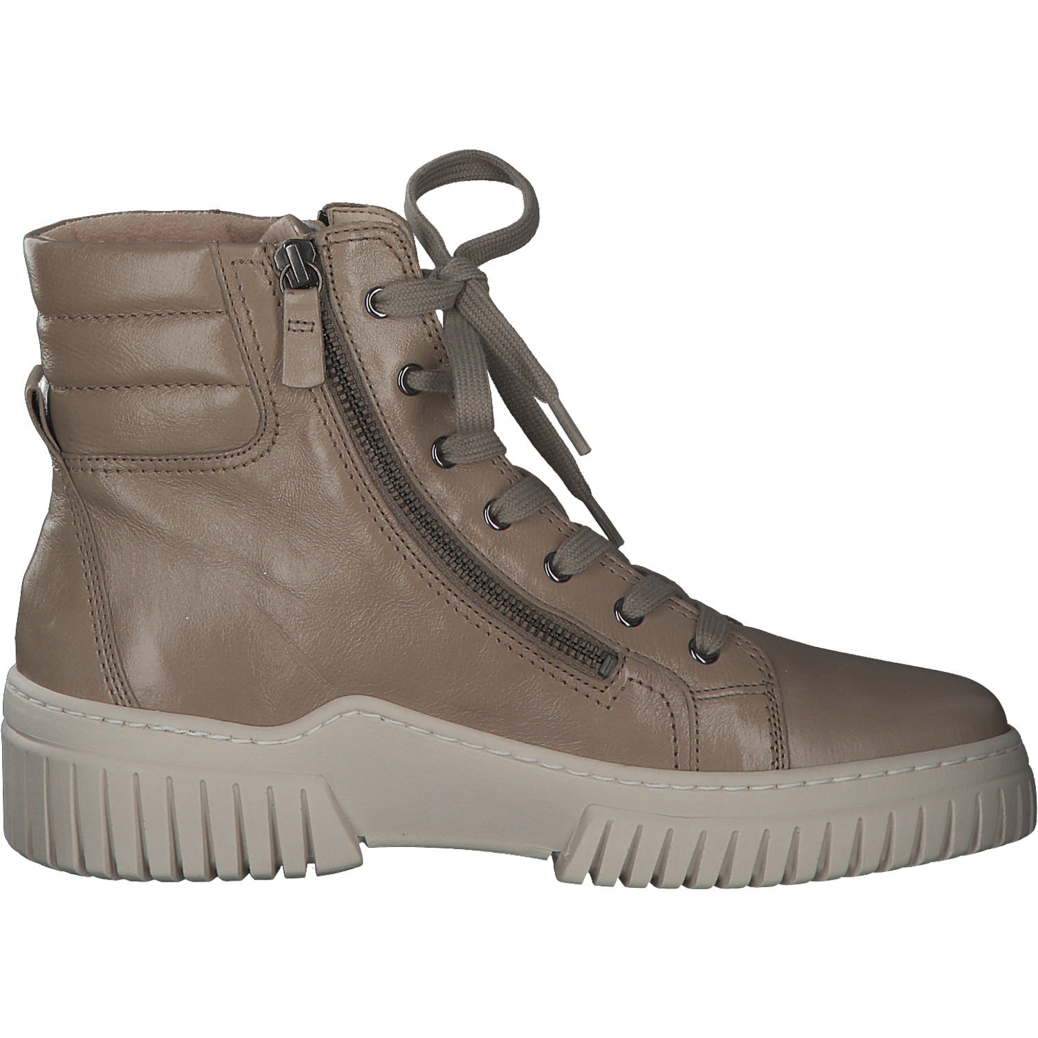 Gabor 93.761, Schnürstiefeletten, Damen, Kiesel (beige)
