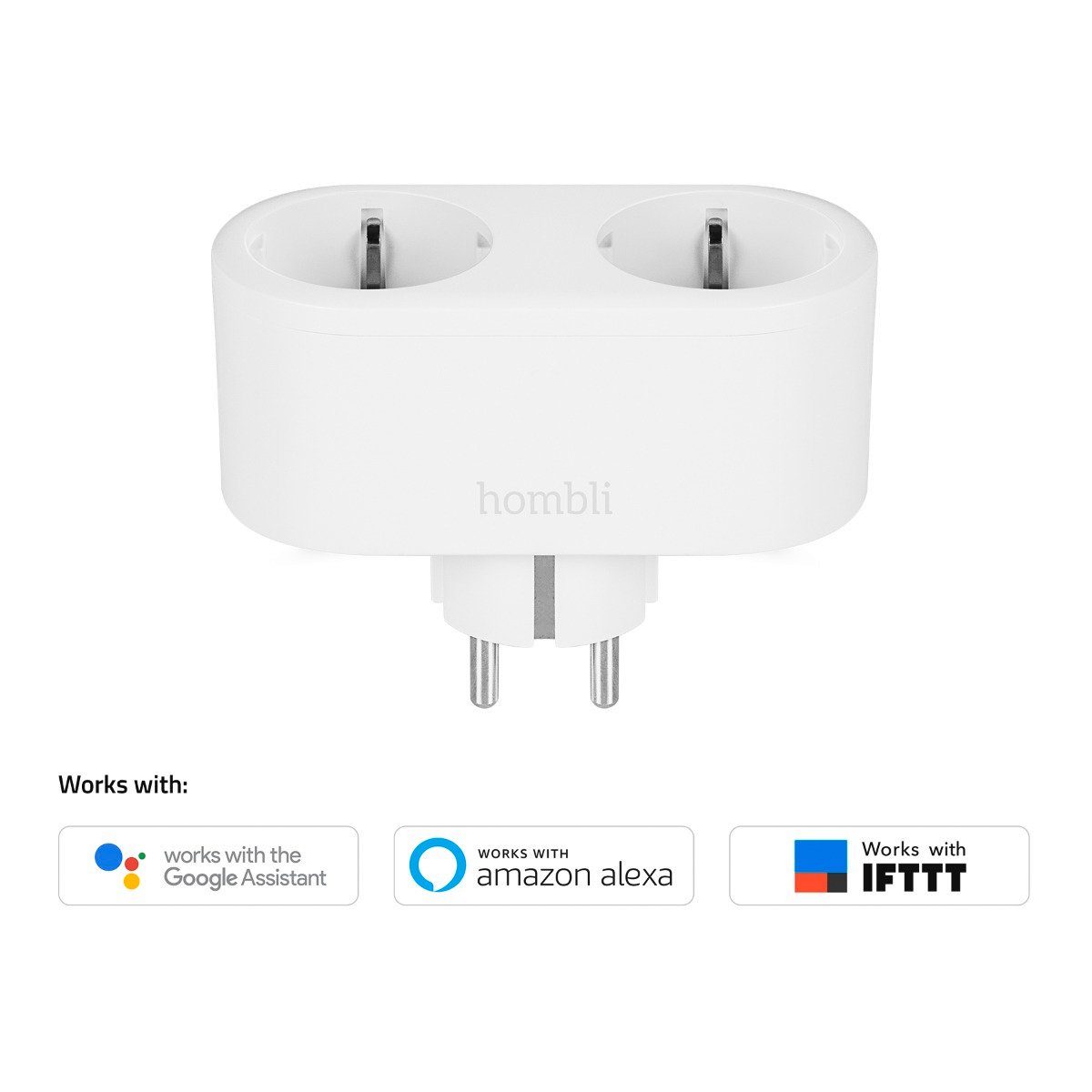 Hombli smarte zweifach Steckdose Smart-Home-Zubehör