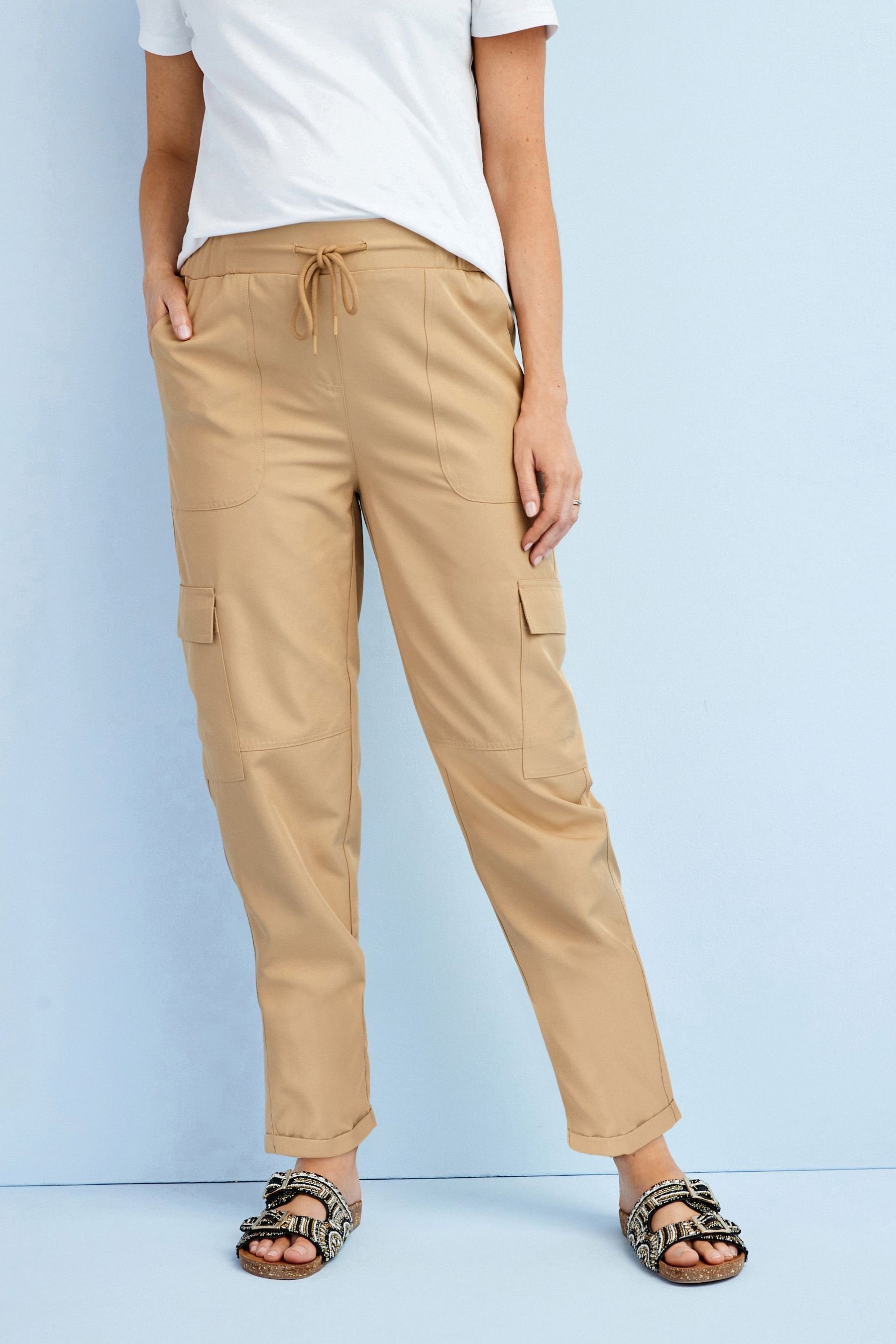 Next Umstandshose Relaxed Fit Utility-Hose (Umstandsmode) (1-tlg)