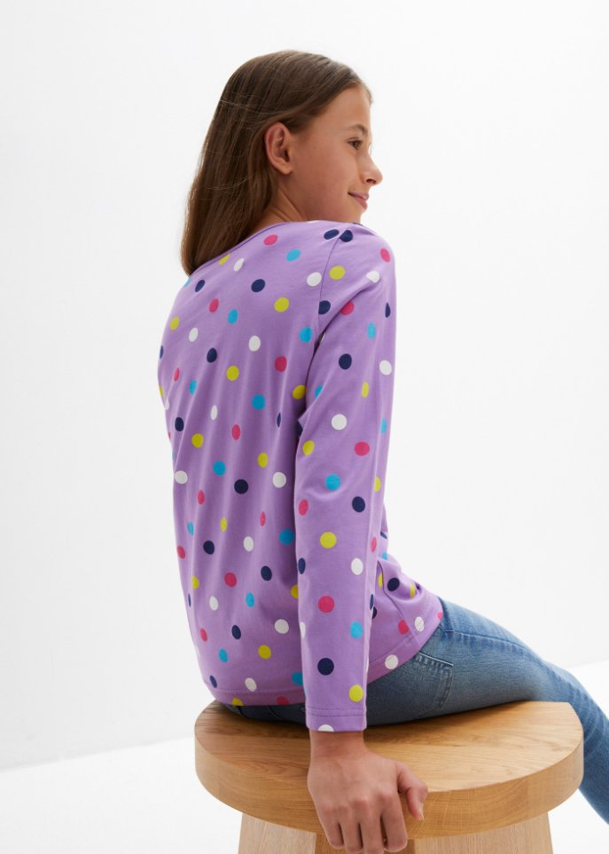 Mädchen Langarmshirt (3er Pack)