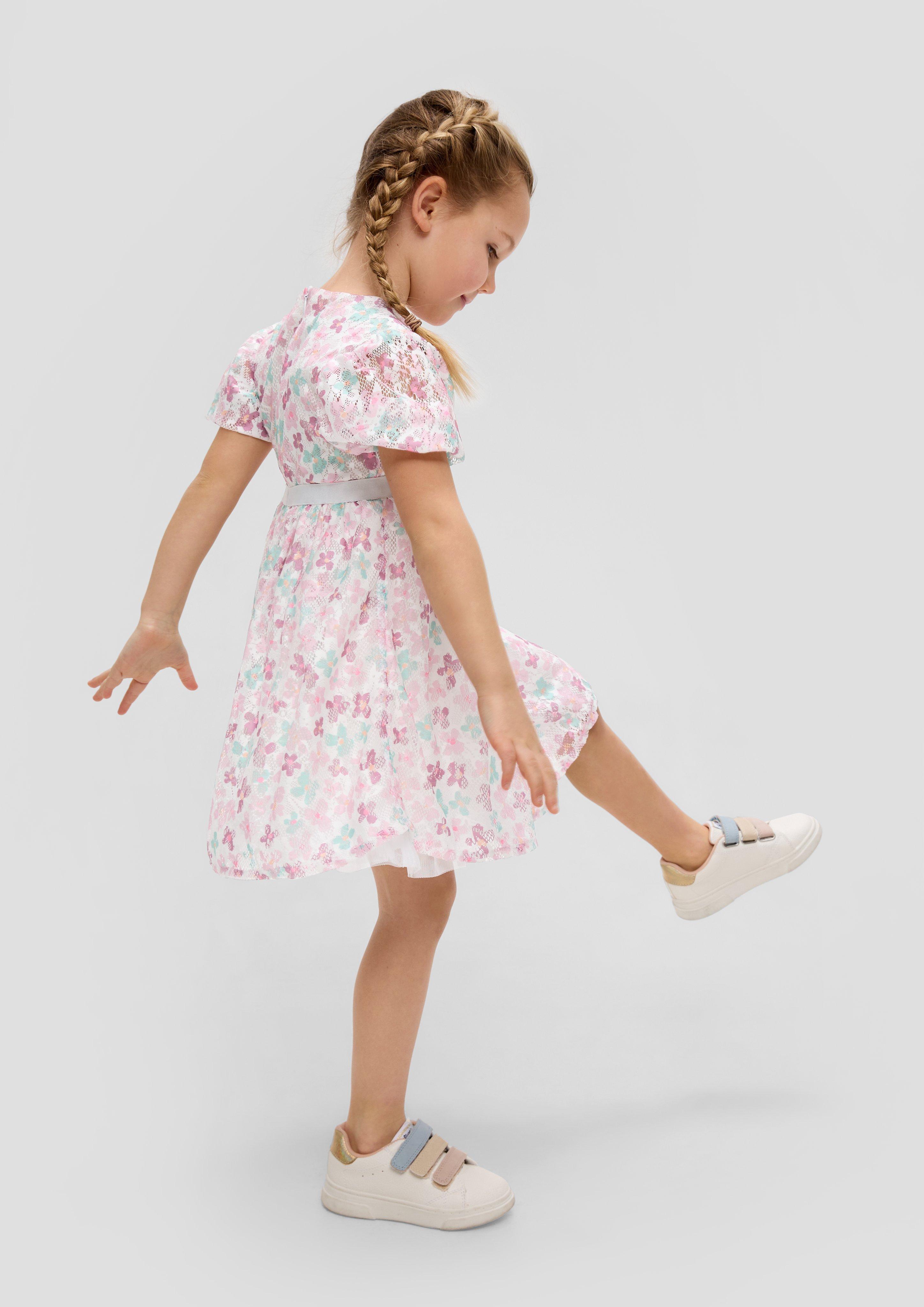 Festliches Spitzenkleid mit Unterrock  2140051-01A6