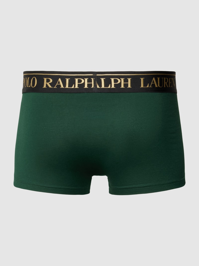 Trunks mit Label-Stitching in grün