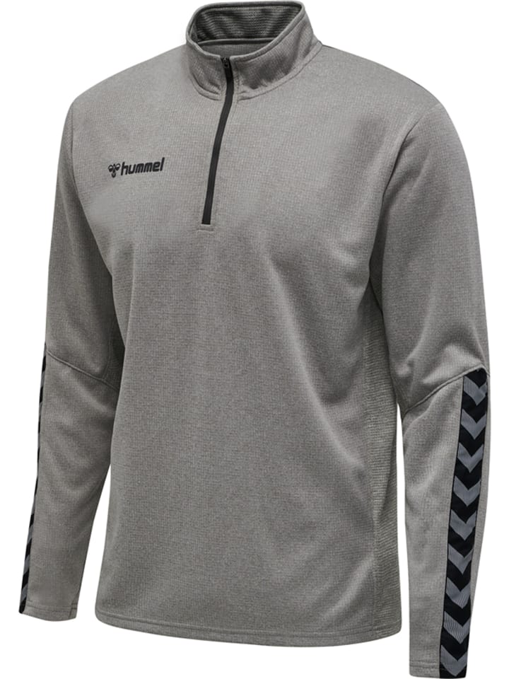 Hummel Hummel Halbreißverschluss Sweatshirt Hmlauthentic Kinder in GREY MELANGE günstig kaufen 116