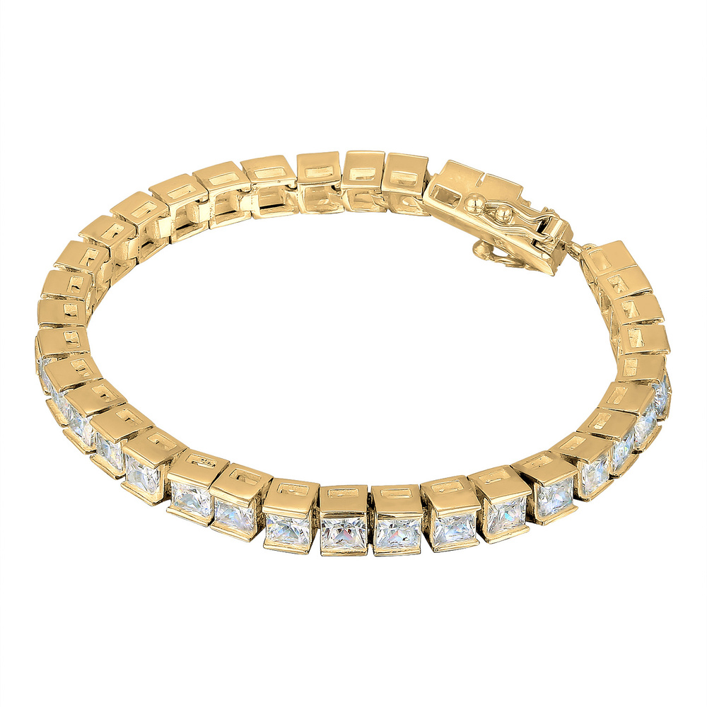 Elli PREMIUM Elli PREMIUM Bracelet Classique Zircone Bracelet Femme  (925/1000) Argent Bracelet