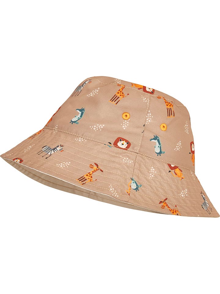 Playshoes Wende-Sonnenhut in Beige/ Hellbraun günstig kaufen