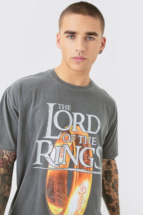 Oversize T-Shirt mit lizenziertem Lord Of The Rings Print