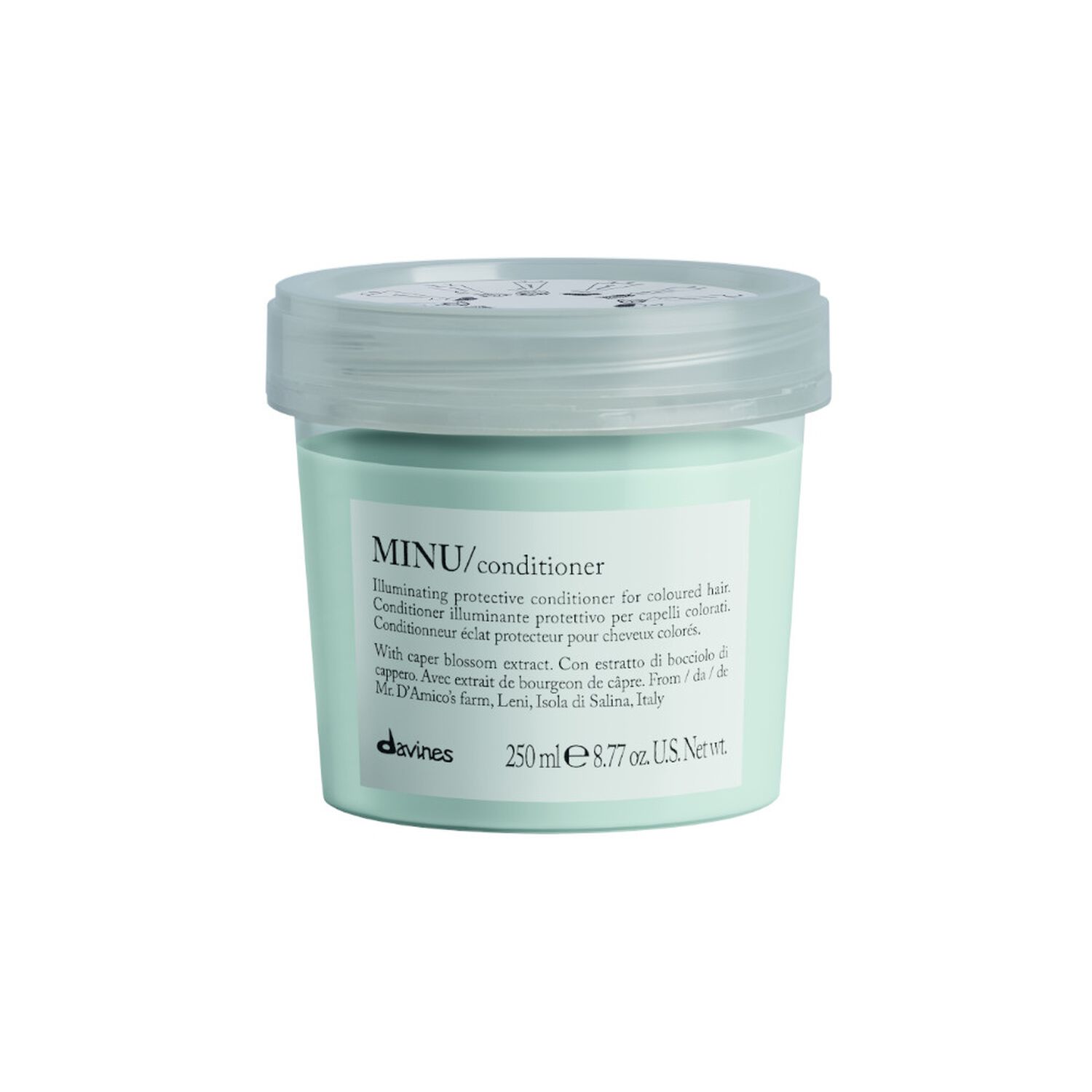 Davines MINU Conditioner Baume protecteur et illuminant - cheveux colorés 250 ml