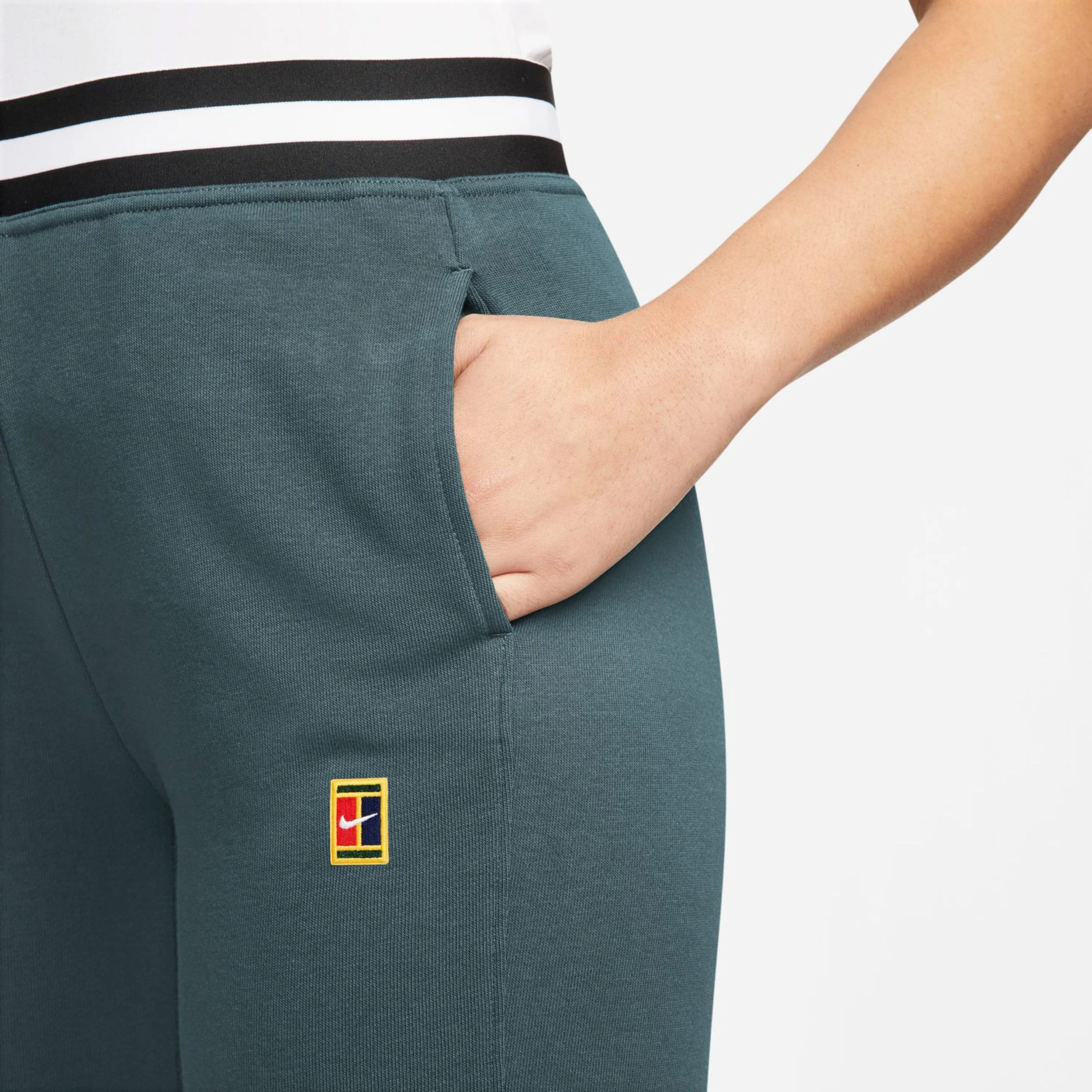 Dri-Fit Court Heritage Fleece Trainingshose Damen - Grün
