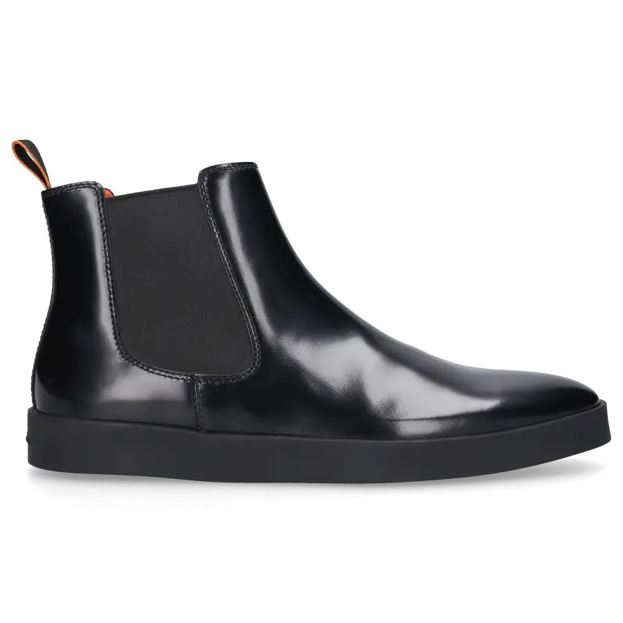 Santoni - Stiefeletten 17833 Kalbsleder - schwarz