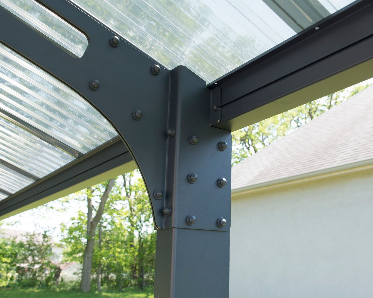 Canopia by Palram Carport Arizona Wave  495 x 578 cm Anthrazit - Wings & Arch