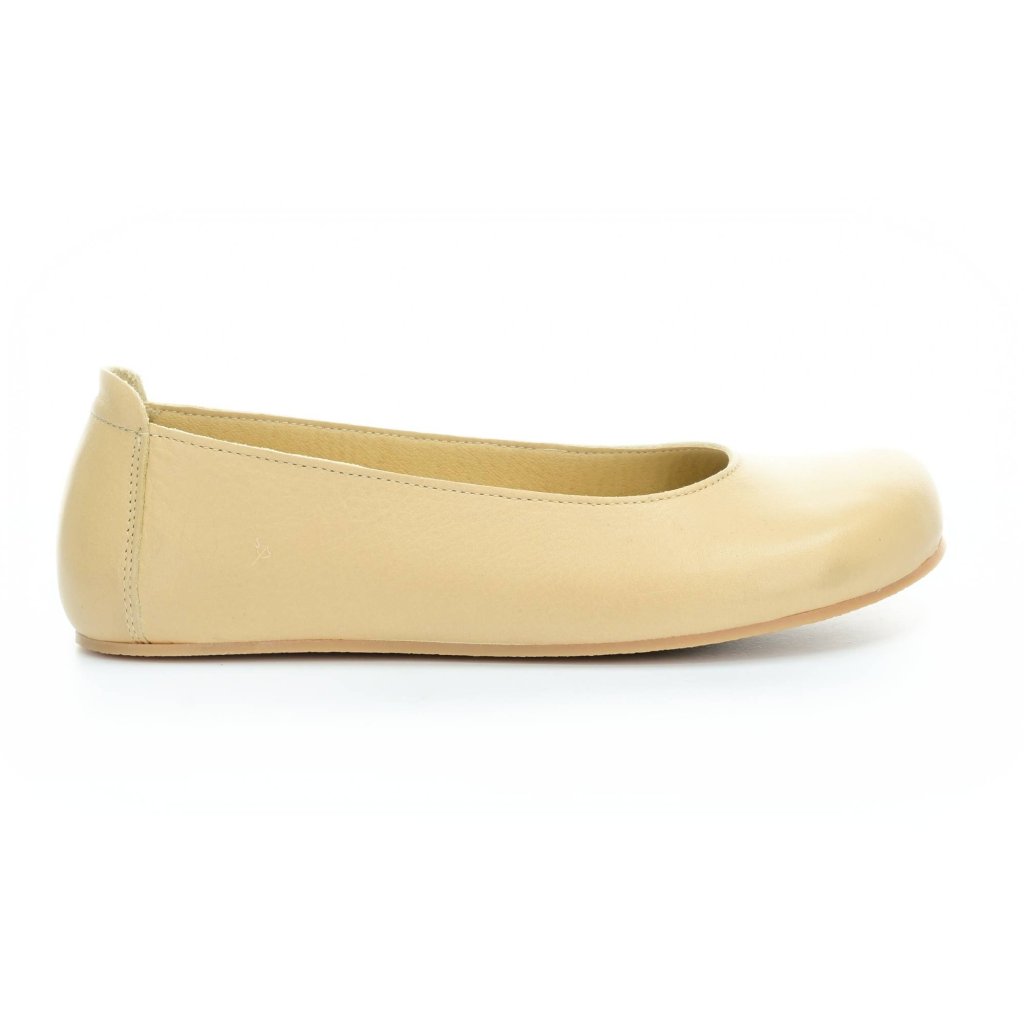 Angles Nomia Beige Barfuß-Ballerinas