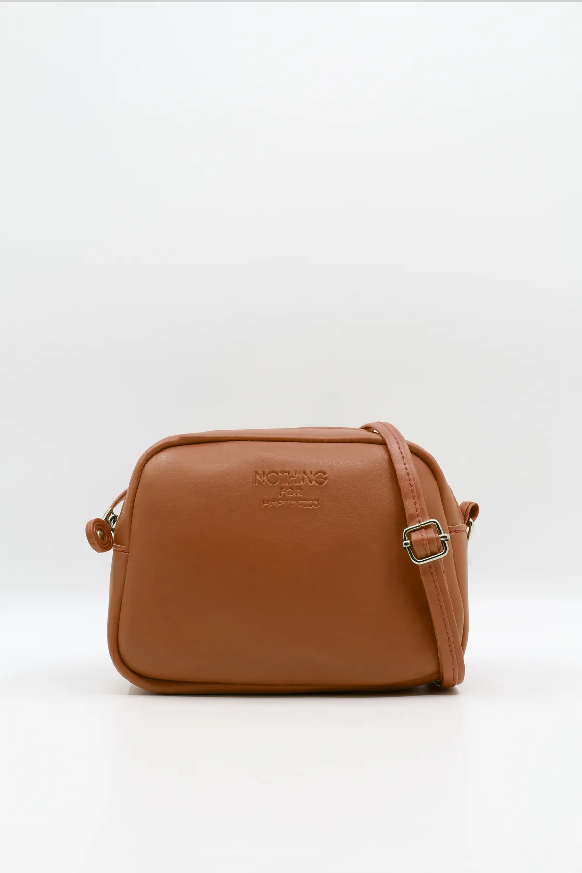 NOTHING  Damen-Handtasche und Umhängetasche Mini Urban Cross Strap mit Reißverschluss und verstellbarem Riemen