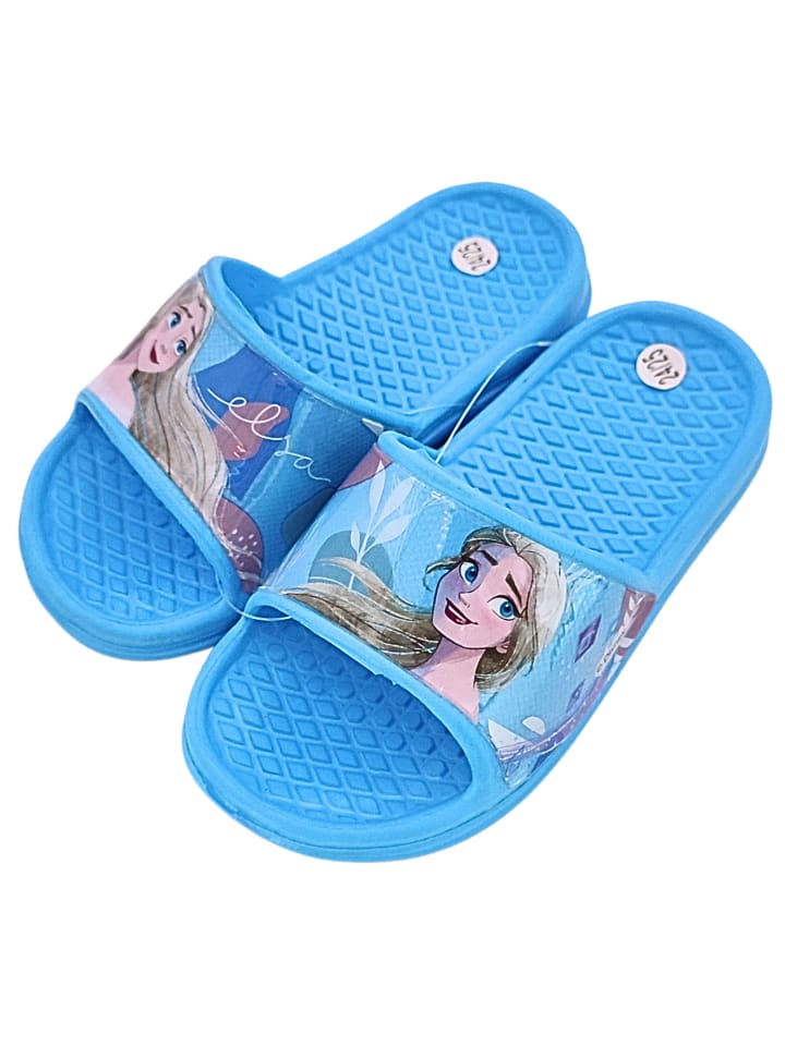 Disney Frozen Badelatschen Frozen Elsa in Hellblau günstig kaufen