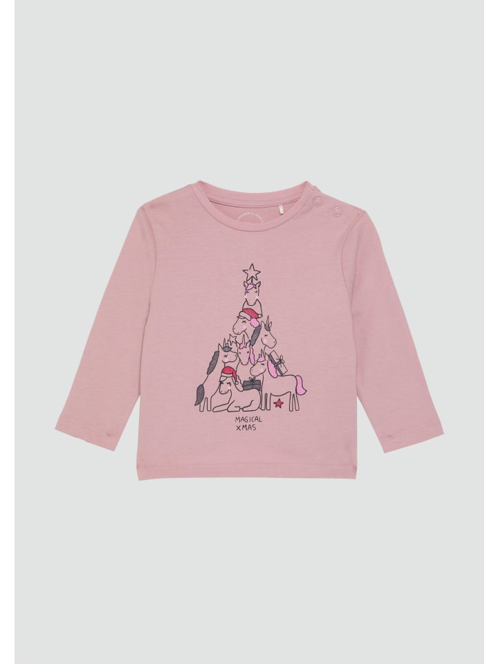s.Oliver T-Shirt langarm in Pink günstig kaufen
