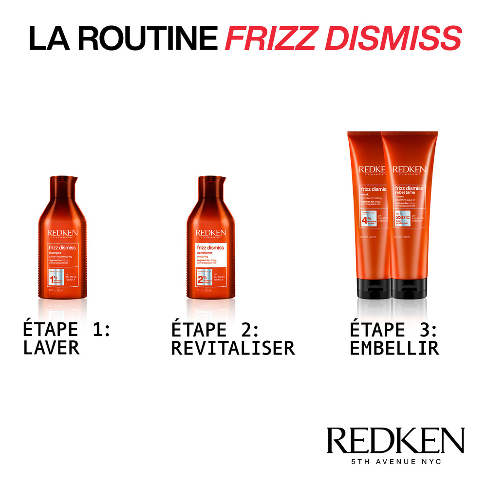 Redken Frizz Dismiss Soin sans rinçage anti-frisottis et protecteur thermique