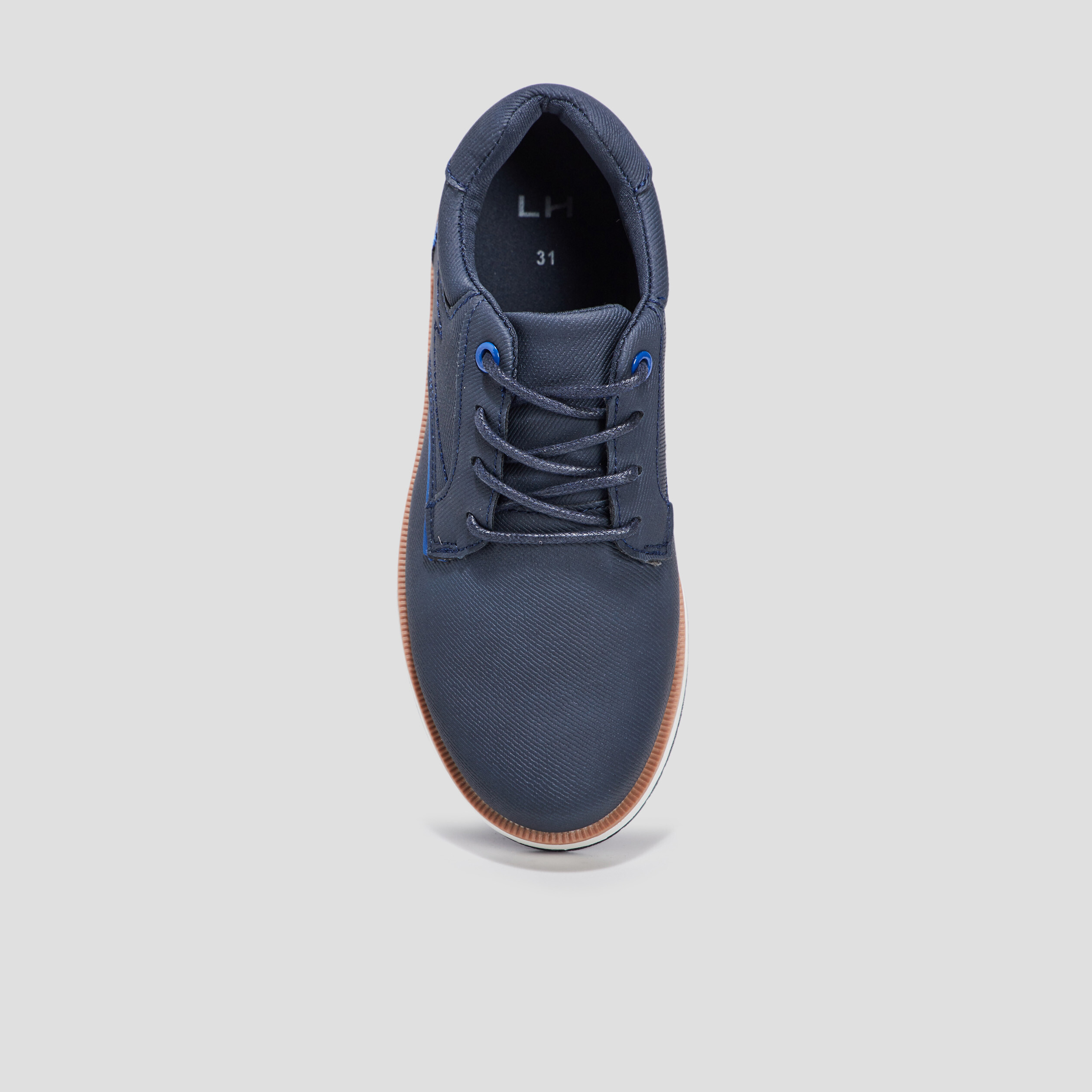 Derbies à lacets bleu marine garçon | La Halle