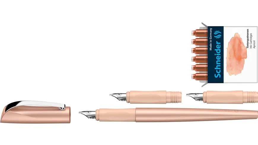 Schneider Schreibgeräte-Set Schönschreibfüller Callissima Apricot
