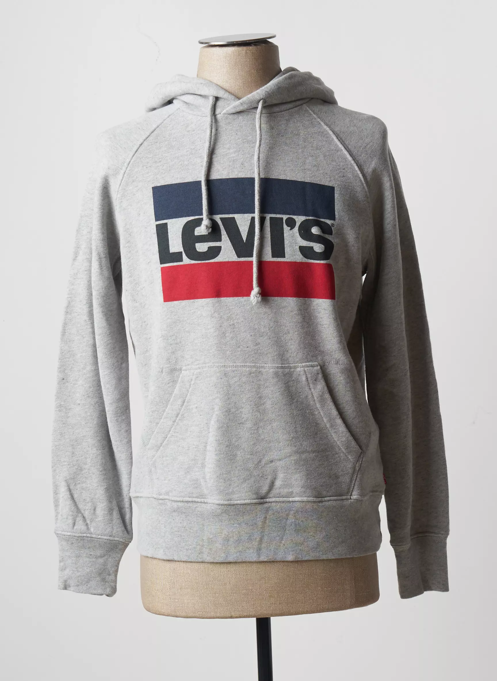 Levis Sweat Capuche Garcon couleur gris