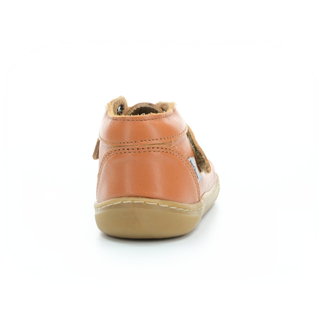 Pegres SBF62 braune Barfuß-Stiefeletten
