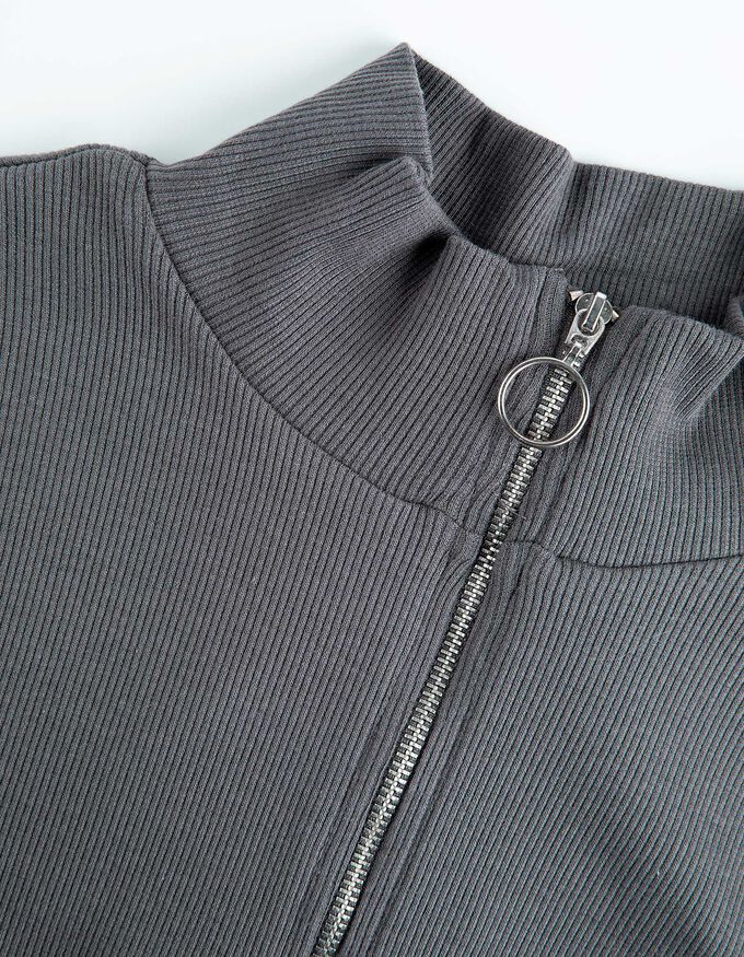 Langarmshirt - Reißverschluss