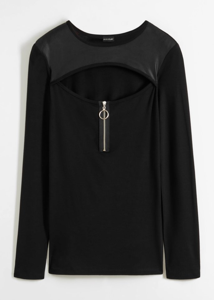 Langarmshirt mit Cut-Out