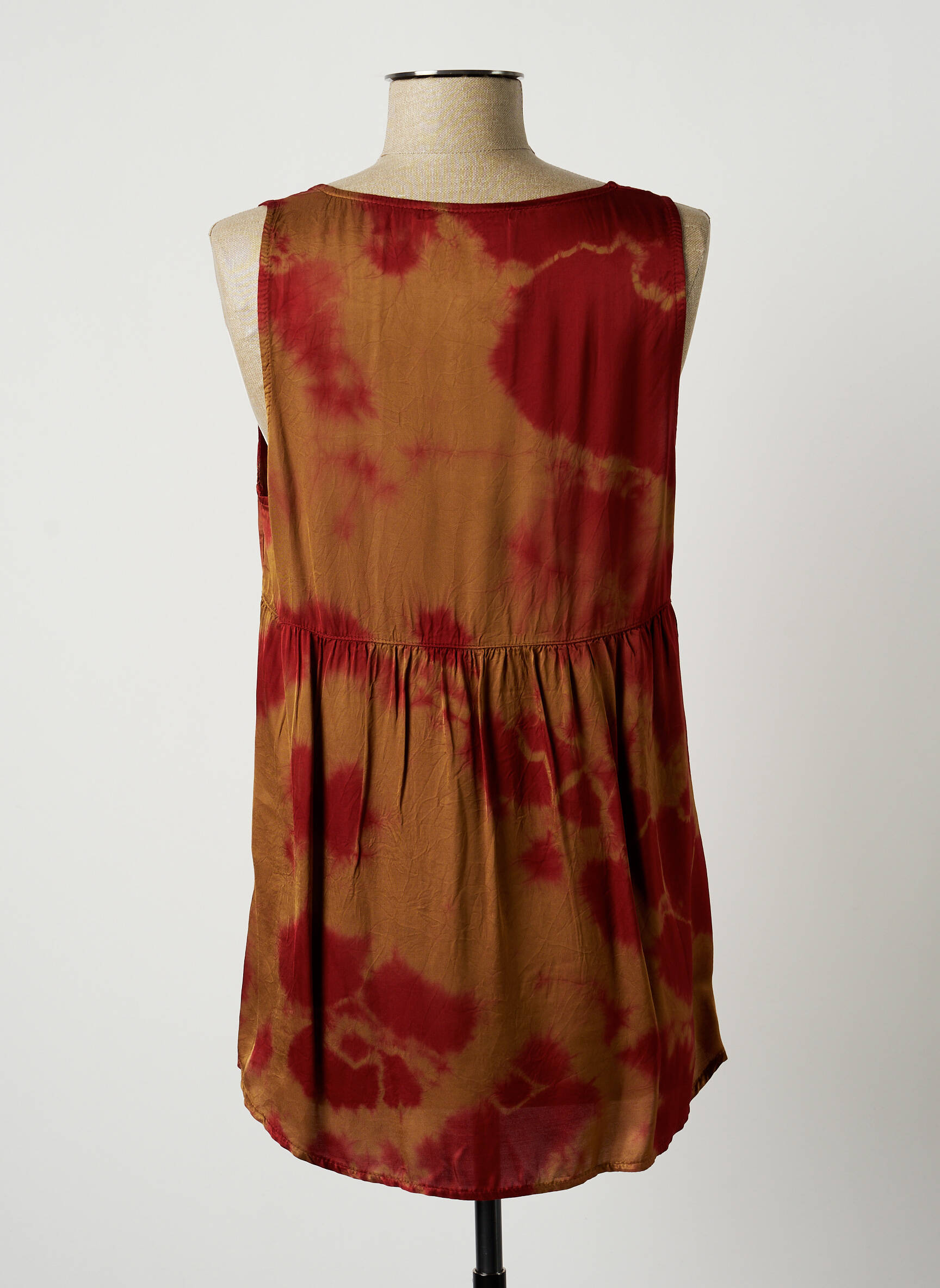 Lauren Vidal Tuniquesansmanche Femme couleur rouge