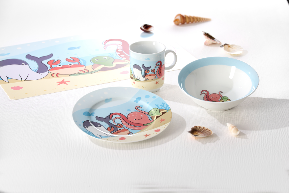 Kindergeschirr-Set Unterwasserwelt