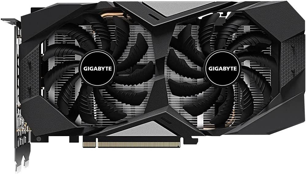 Gigabyte NVIDIA GeForce RTX2060 D6 Grafikkarte (6 GB, GDDR6, Echtzeit-Raytracing (5GRays/​s), Raytracing Cores (30), Tensor Cores (240), HDCP 2.2, 0dB-Zero-Fan-Modus, Backplate)