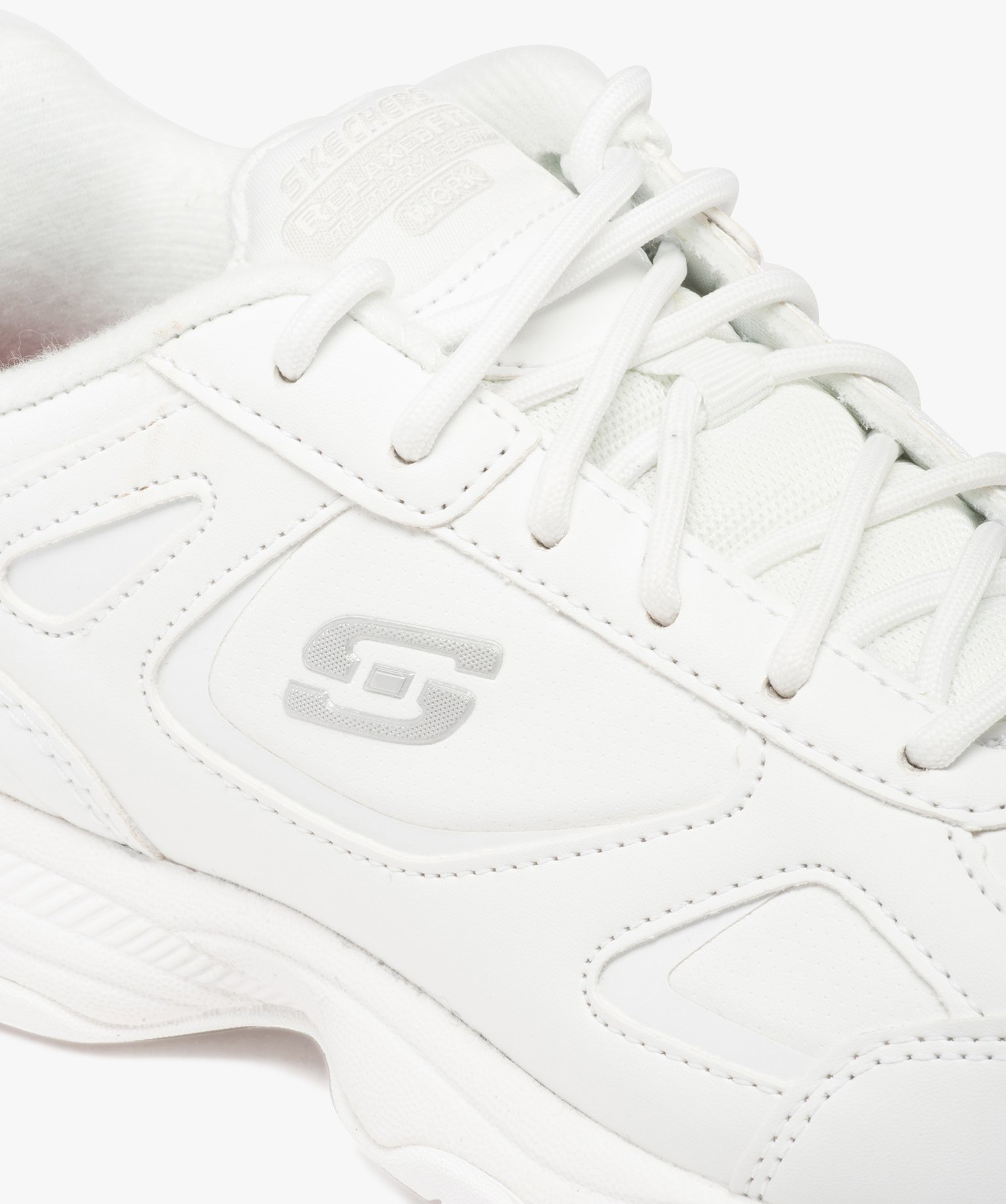 Baskets femme unies à semelle antidérapante - Skechers blanc | GEMO