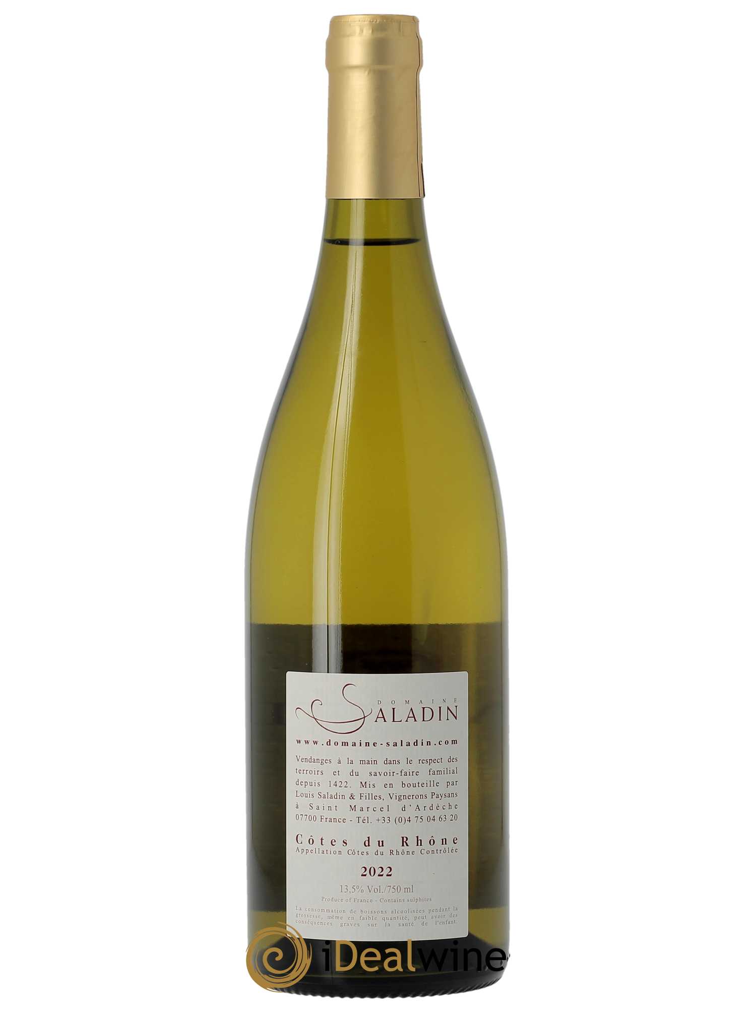 Côtes du Rhône Per El Domaine Saladin  2022 - Lot de 1 Bouteille