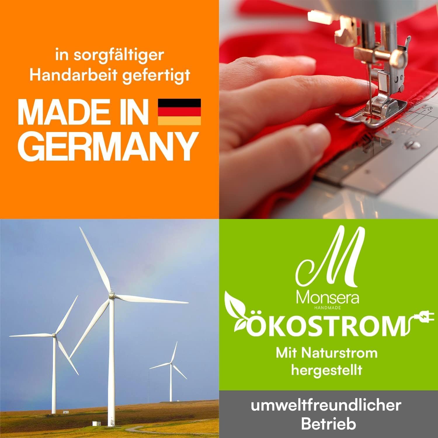 Selfitex Dekokissen 4er Set Cord Kissen 2x 50/50 + 2x 30/50, mit Füllung und Bezug, für Sofa, Couch, Bett oder als Polster jeglicher Art