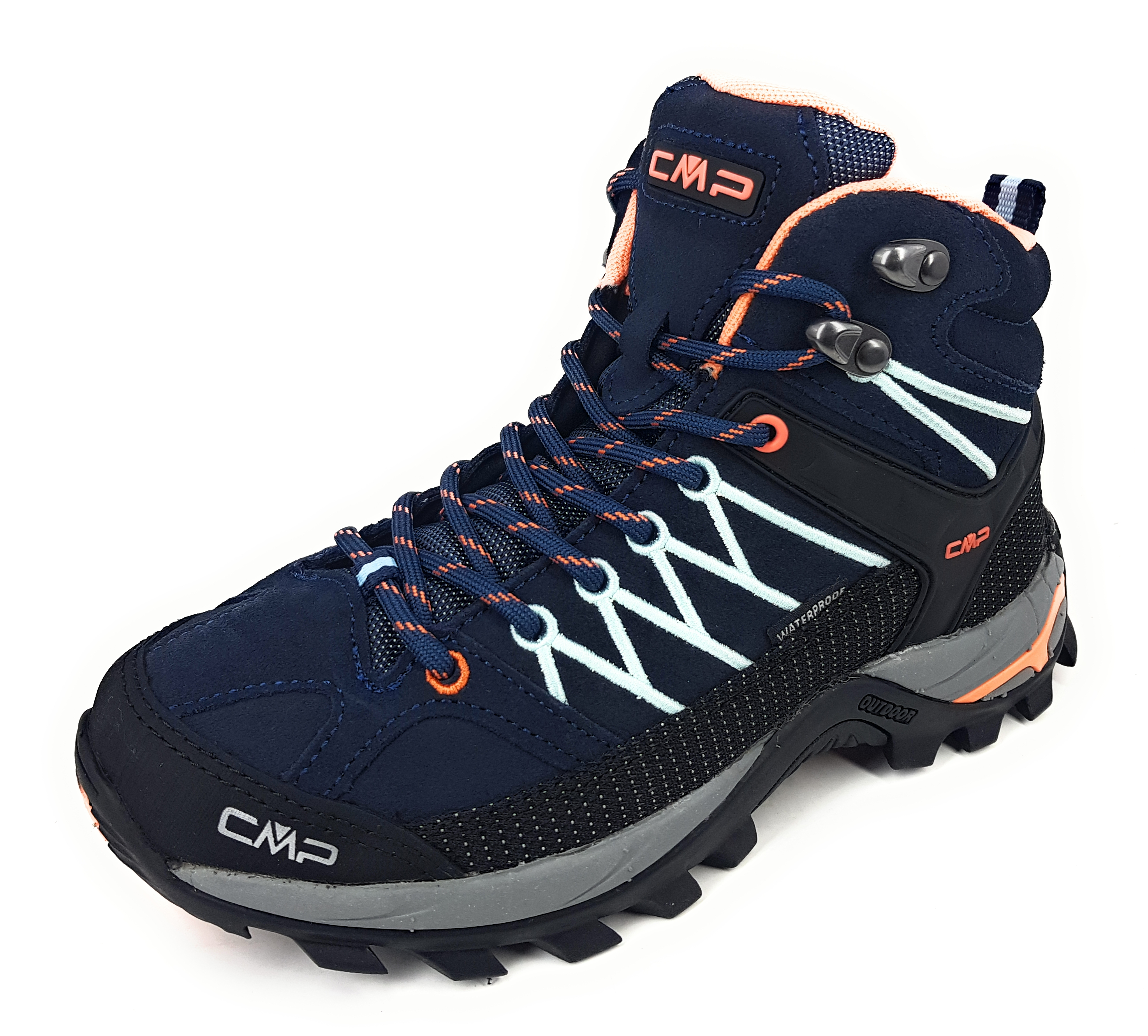 CMP Rigel Mid Wms 3Q12946 Blau 92 AD blau/peach