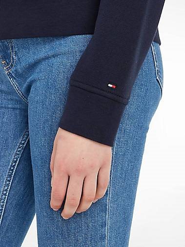 TOMMY HILFIGER Damen Sweatshirt 1985 RLX MINI CORP LOGO HOODIE