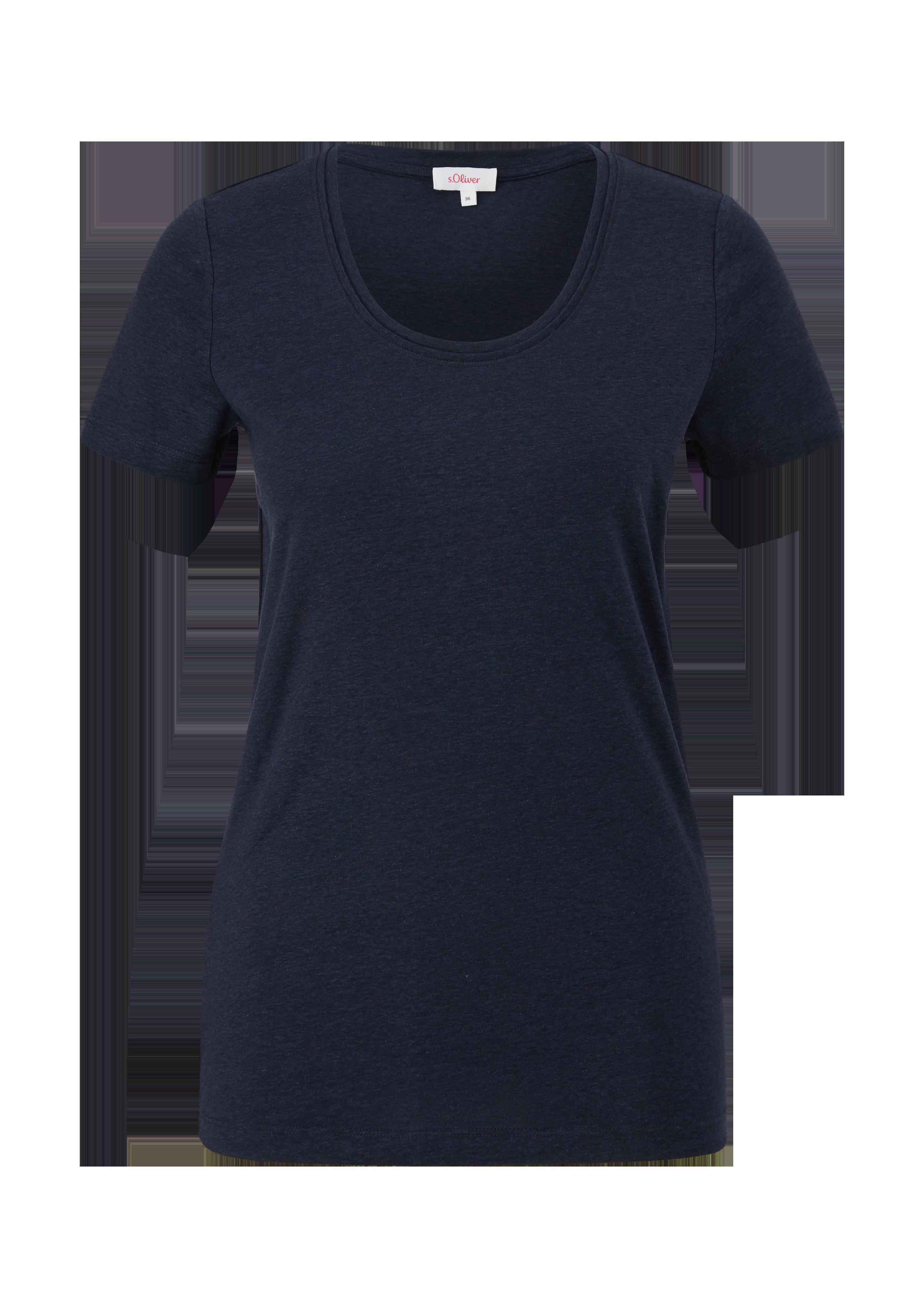 T-Shirt mit U-Ausschnitt  2134676-5959