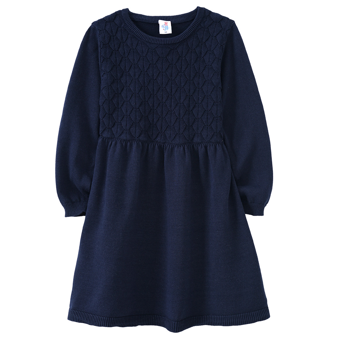 Mädchen Strickkleid mit Struktur